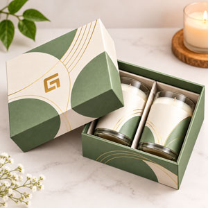 2 Piece Candle Boxes 