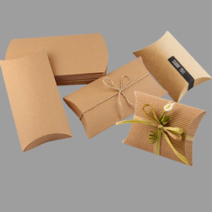 Kraft Pillow Boxes